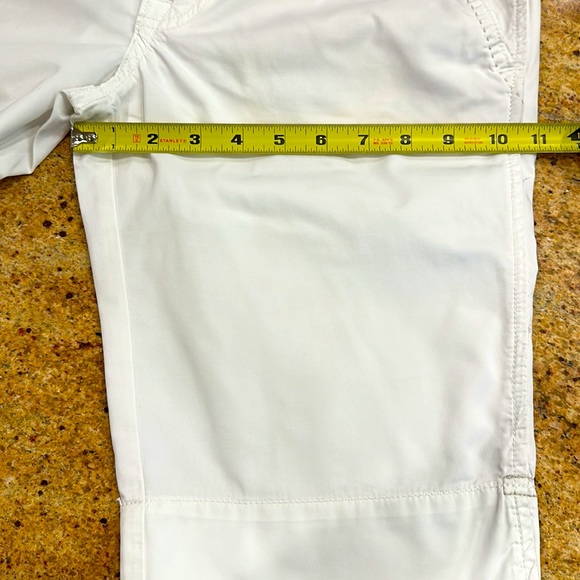 Z-BRAND WOMENS WHITE COTTON KNEE LENGTH SHORTS WITH STITCH DETAILING IN SIZE 28 - Picture 13 of 13